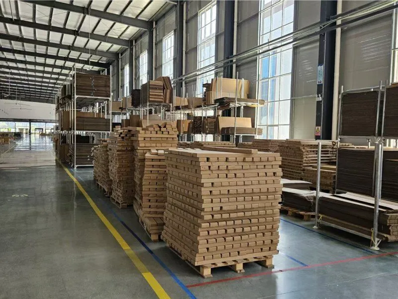 Finished goods warehouse — alux pergola factory