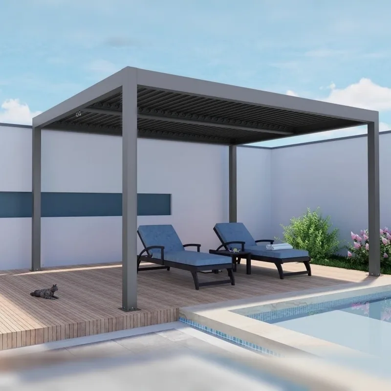 AL-100-A-KD Aluminum Pergola
