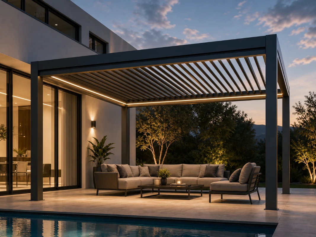 ALUX motorized louvered pergola manufacturer