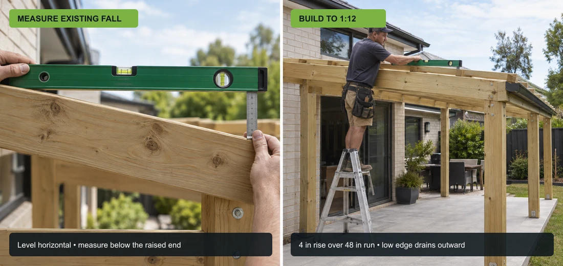 Pergola Roof Installation